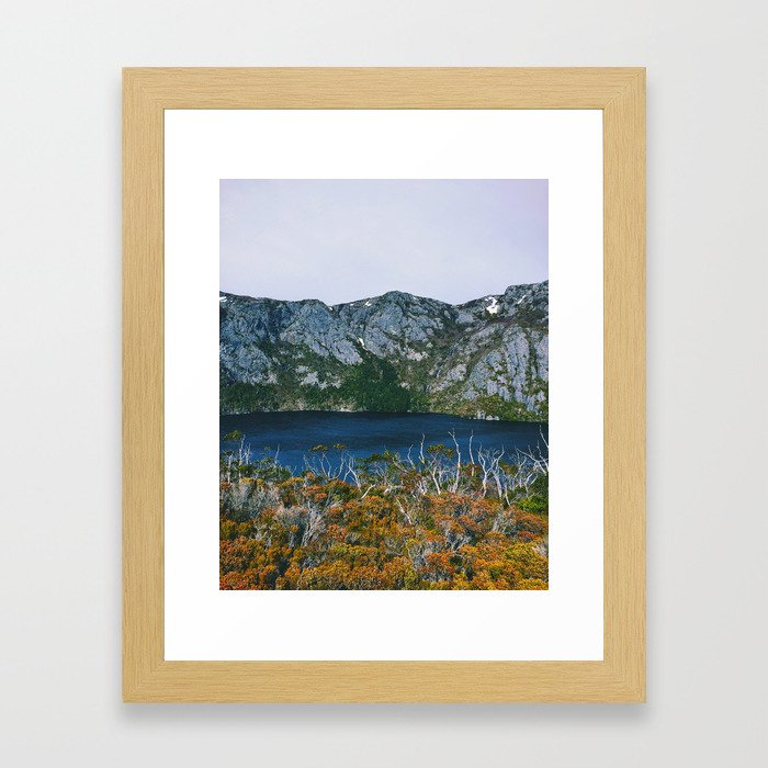 Crater Lake, Tasmania Framed Art Print