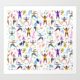 Yoga Ladies Art Print