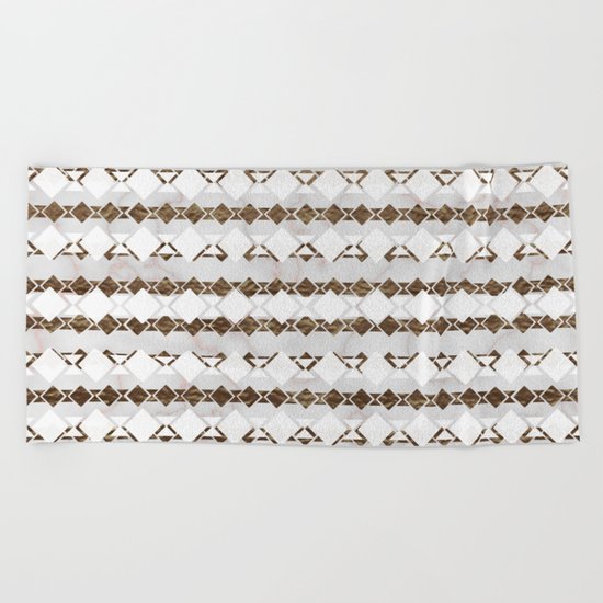 Ethnic Geo Beach Towel