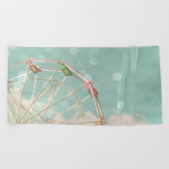 Candy Wheel Beach Towel
