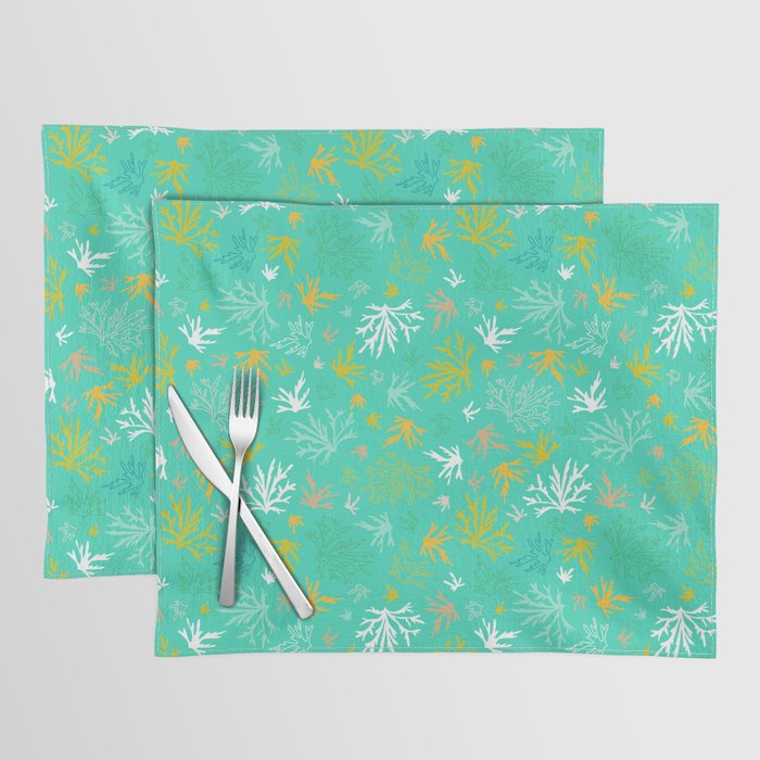 Tropical Underwater Coral Reefscape Placemat