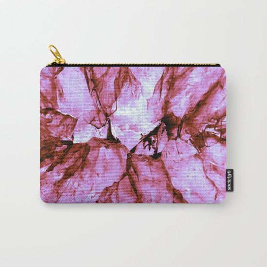 Pink Crystals Carry-All Pouch