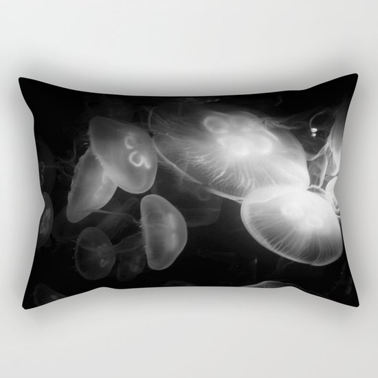 Jellyfish Darkness to Light Rectangular Pillow