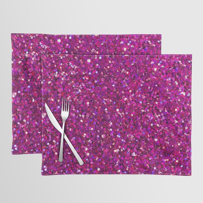 Pink Glitter Placemat