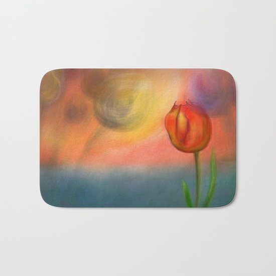 Echos of Lillies Bath Mat