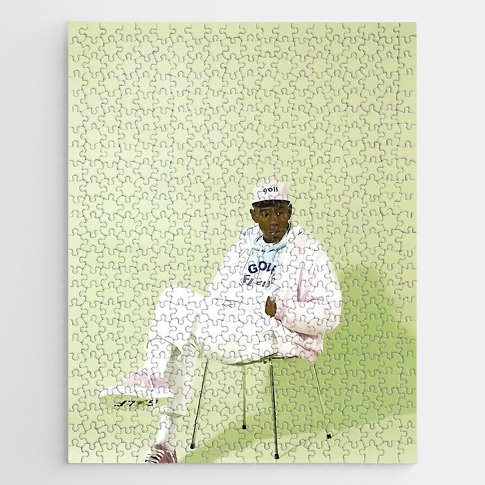 green tyler photo collage  Jigsaw Puzzle