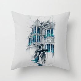 Stepping Out Throw Pillow