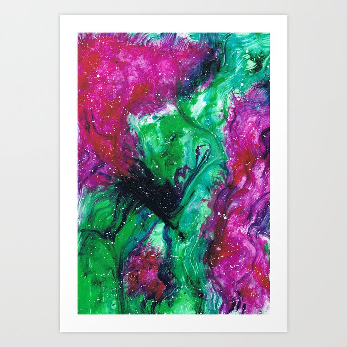 watermelon tourmaline Art Print