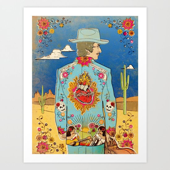 Bob Dylan Art Print