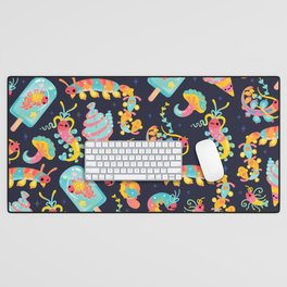 Jelly Polychaete worm - dark Desk Mat