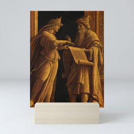 A Sibyl and a Prophet, 1495 by Andrea Mantegna Mini Art Print