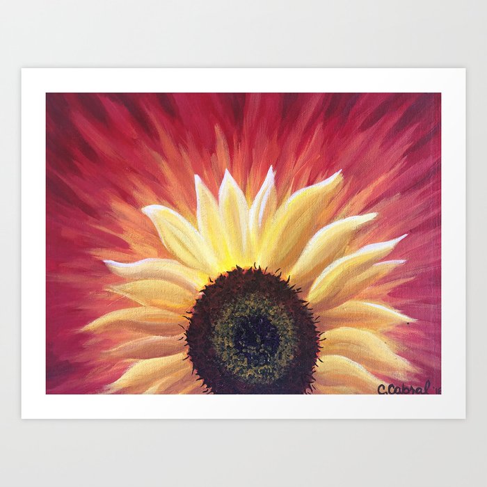 Sunflower-18 Art Print