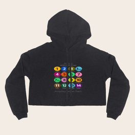  Paris Metro map, subway poster, Métro de Paris, underground alphabet map Hoody