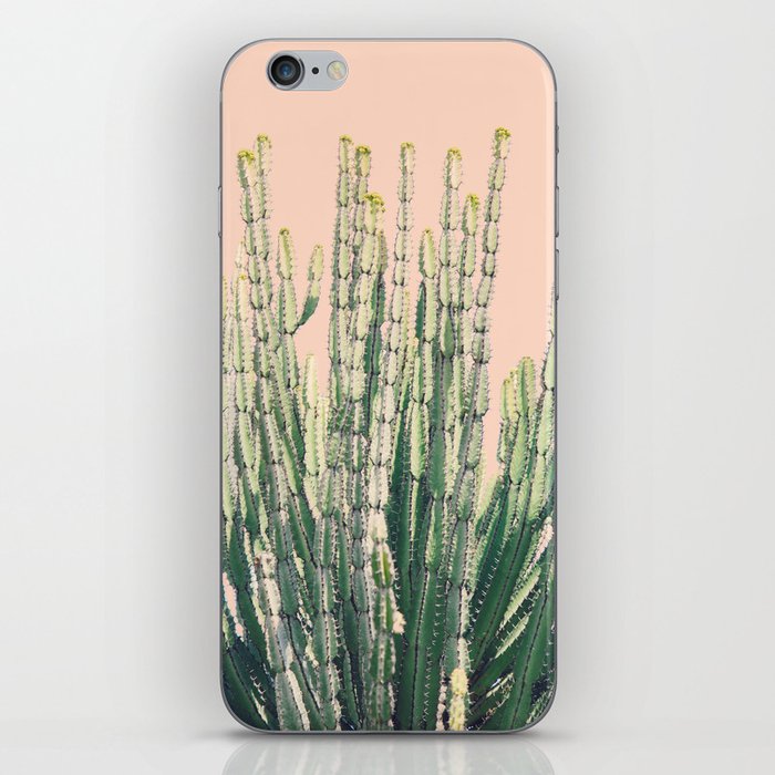 Cactus on Pink iPhone Skin