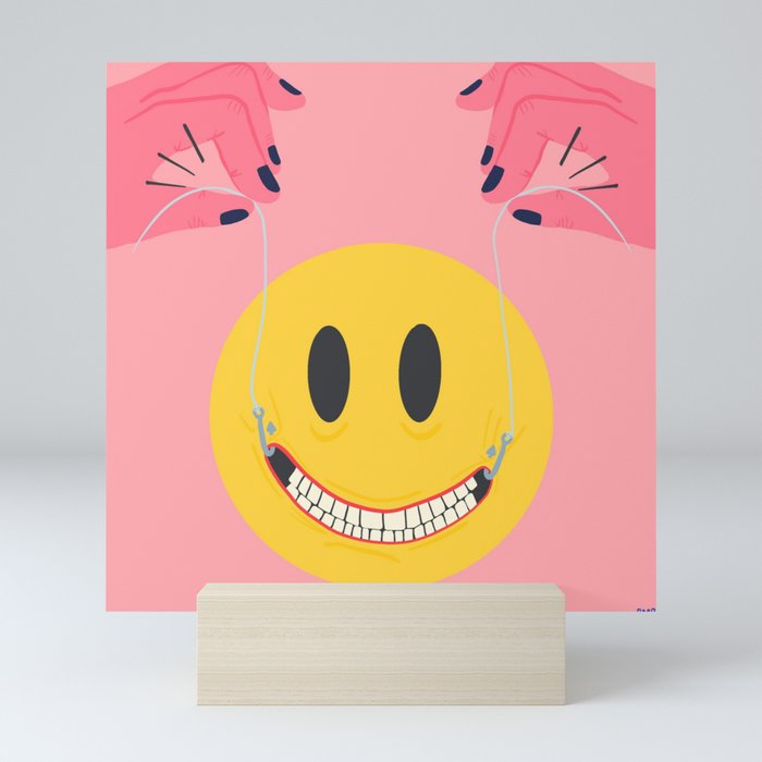 Keep Smiling Mini Art Print