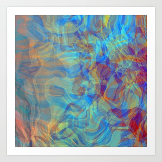 Like Fire and Ice Art Print