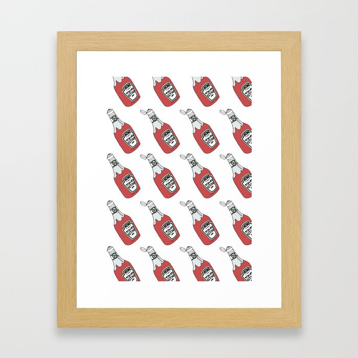 Ketchup Framed Art Print