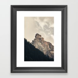 Rocky Mountain Top Framed Art Print
