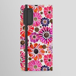 Flower Power – Magenta Android Wallet Case