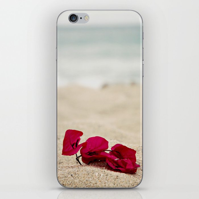 Beach Flowers iPhone Skin