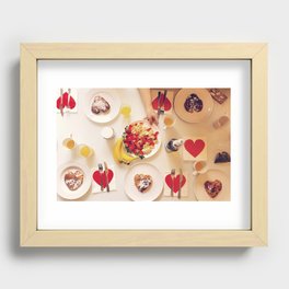 Lonely Hearts Brunch Recessed Framed Print