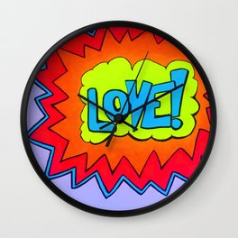 The Power of Love Wall Clock