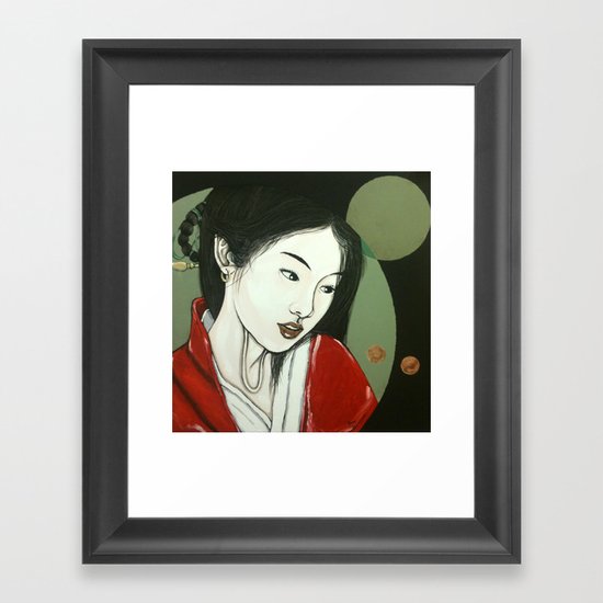 Here i am Framed Art Print