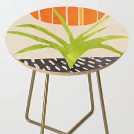 Modern Sunny Houseplant Side Table
