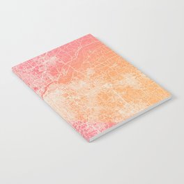 Colorful Kansas City Map Notebook