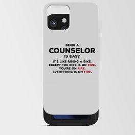 Being a Counselor - Funny Gift Ideas iPhone Card Case
