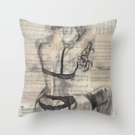 Passionfruit Throw Pillow