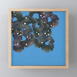 INTERSTELLAR BLUE Framed Mini Art Print