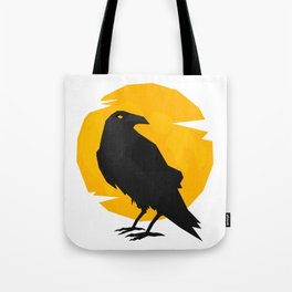 Moon Raven Tote Bag