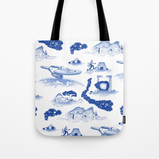 Pop Porcelain- Final Frontier Tote Bag