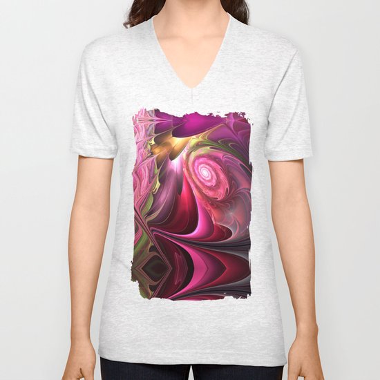 The Rising Spiral Unisex V-Neck