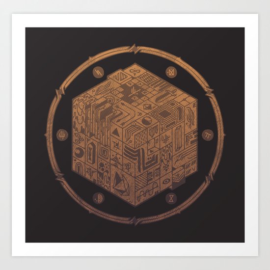 The Folly of Time and Space, Explained Art Print