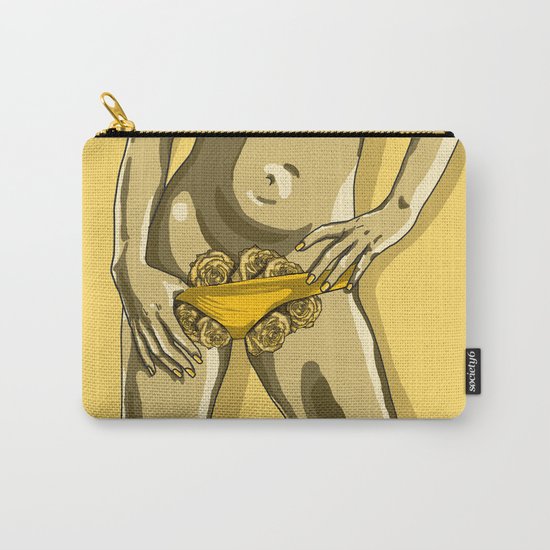 Rose Bush Carry-All Pouch