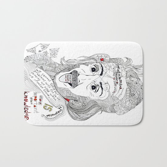 Einstein Bath Mat