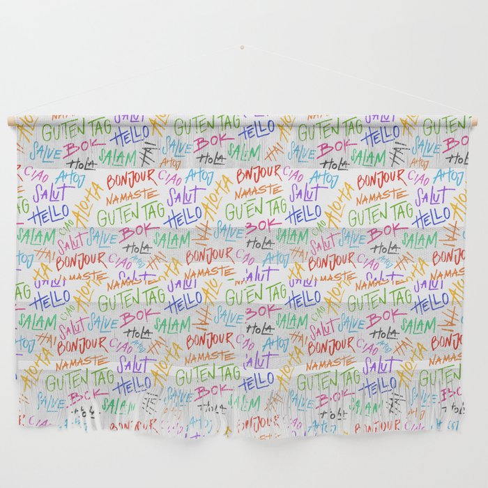 Words pattern Wall Hanging