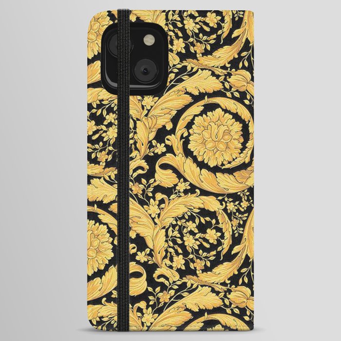 Granny's Knockoff Designer Goochy Print iPhone Wallet Case