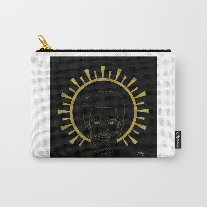 JESUS in gold ink CLOTHING Carry-All Pouch