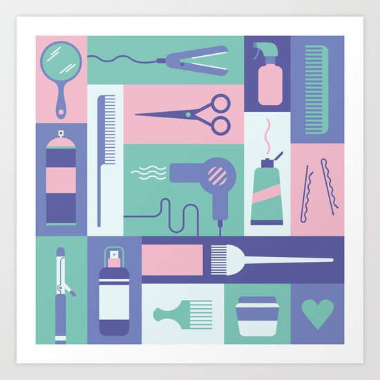 Beauty School Art Print
