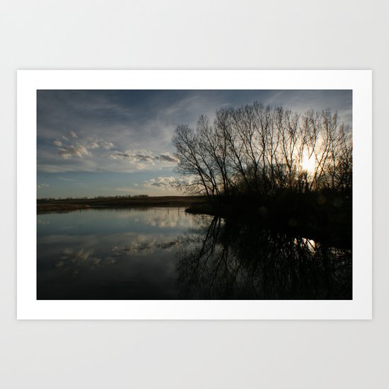 Sunset Dynamite Art Print