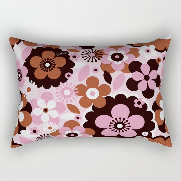 Groovy Florals – Neapolitan Rectangular Pillow