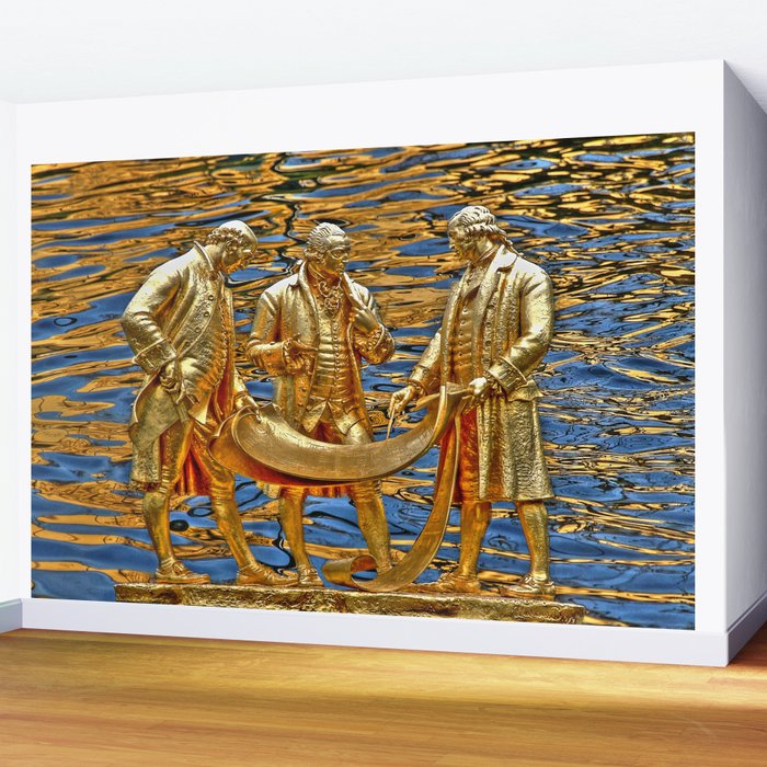 The Golden Boys Wall Mural By Catchavista Society6