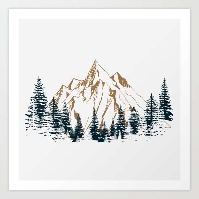 mountain # 4 Art Print