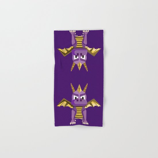 Spyro vector character fanart Hand & Bath Towel