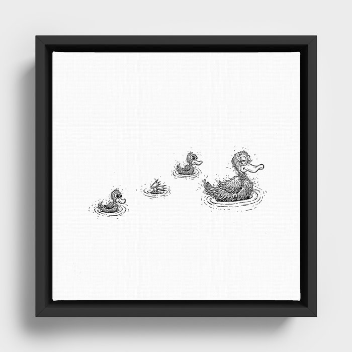 Deviant Duckling Framed Canvas