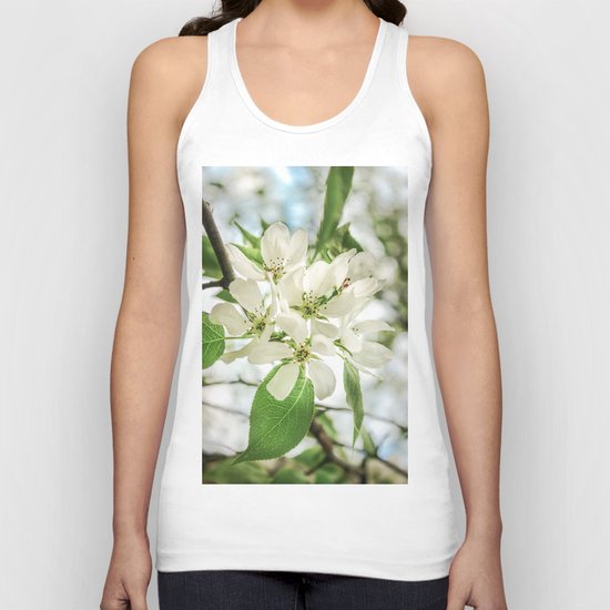 the Apple blossoms Unisex Tank Top