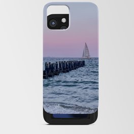 Sailing Boat at sunset iPhone Card Case